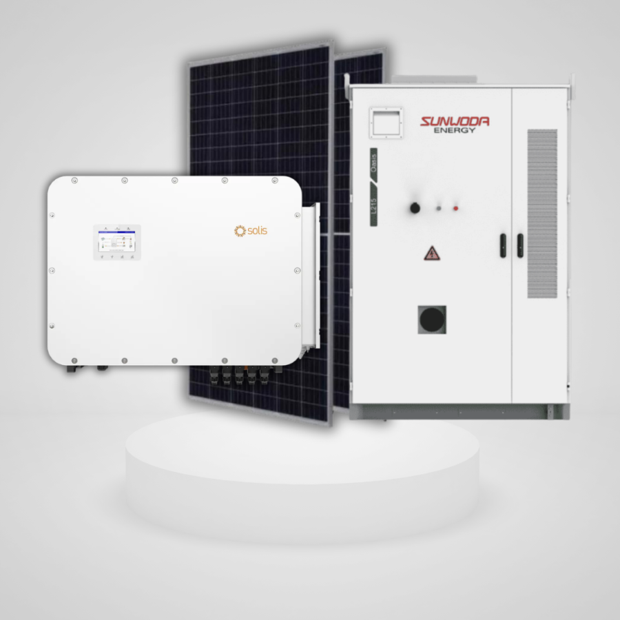 Wenergy 125kW 215kWh Solar Pack