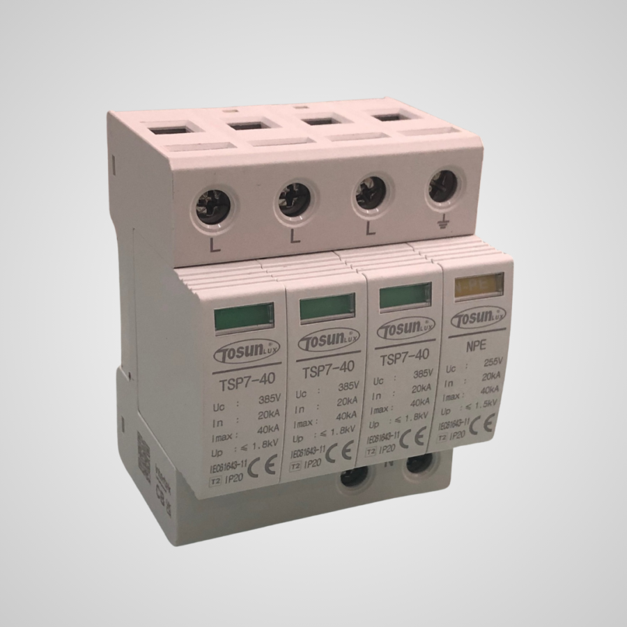 Wenergy 3-Pole Surge Protector + NPE (AC)