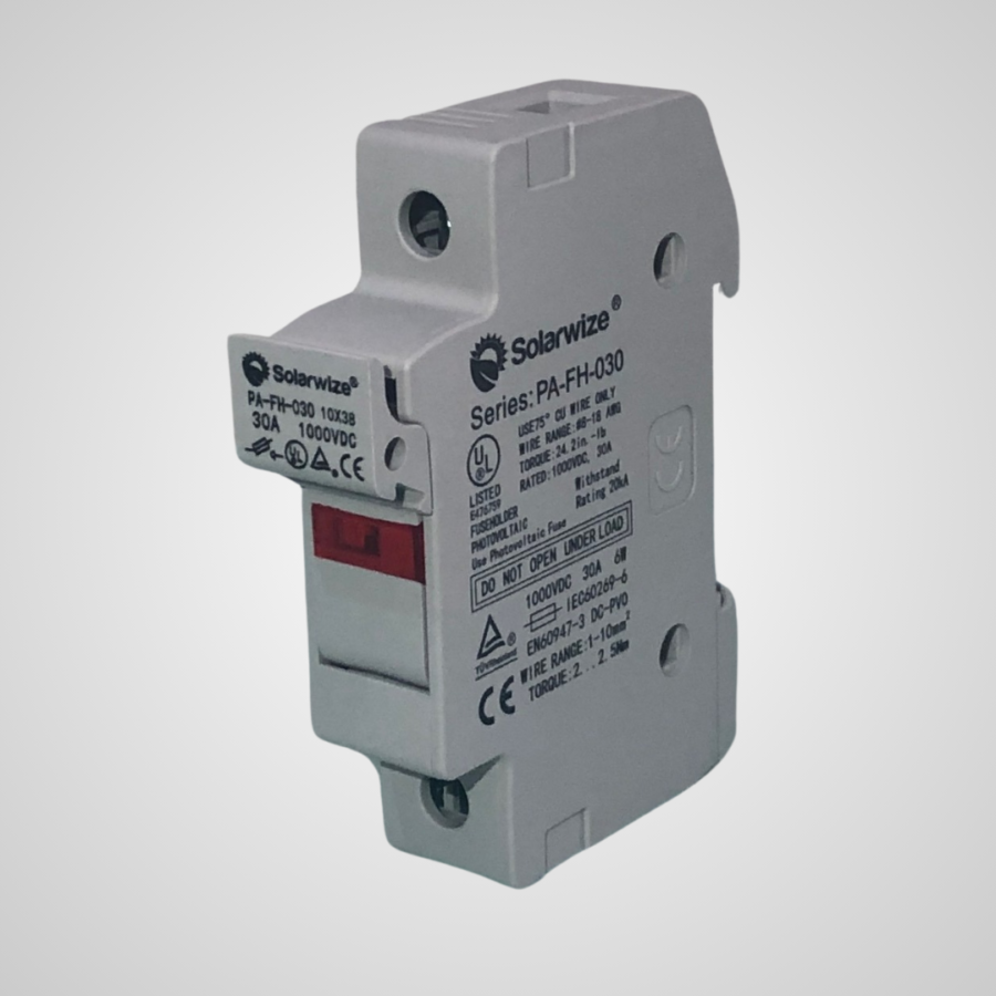 Wenergy 30A Fuse Holder (No Fuse)