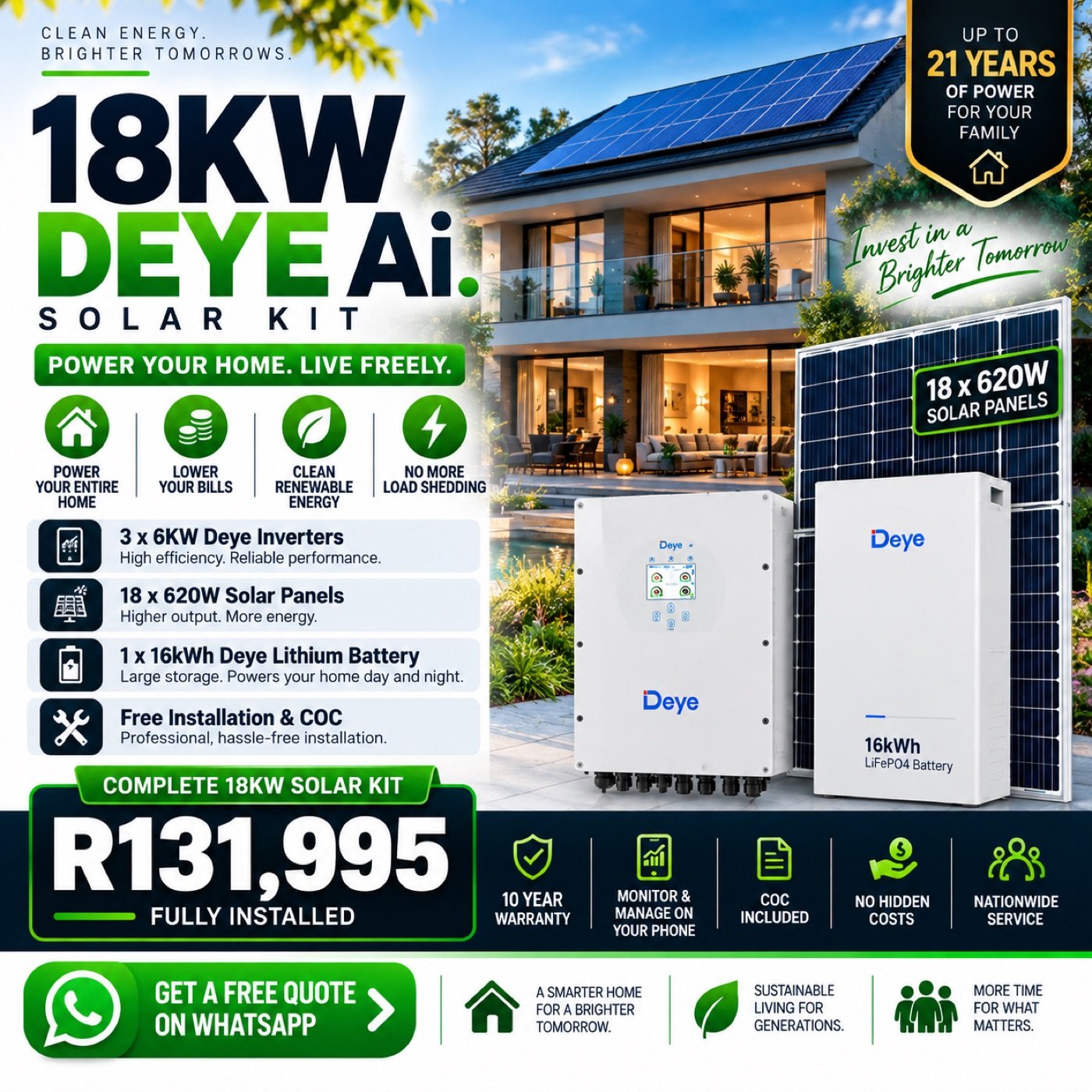 18kW Deye Ai System — 3 × 6kW - Image 2