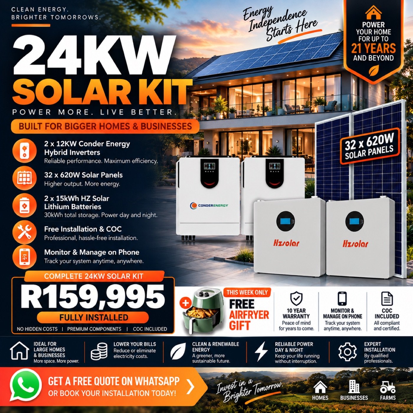 24kW Conder Energy System — 30kWh - Image 2