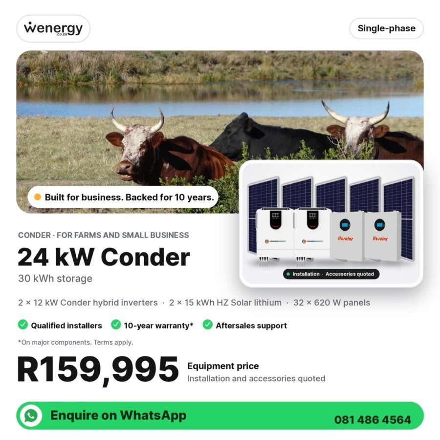 24kW Conder Energy System — 30kWh