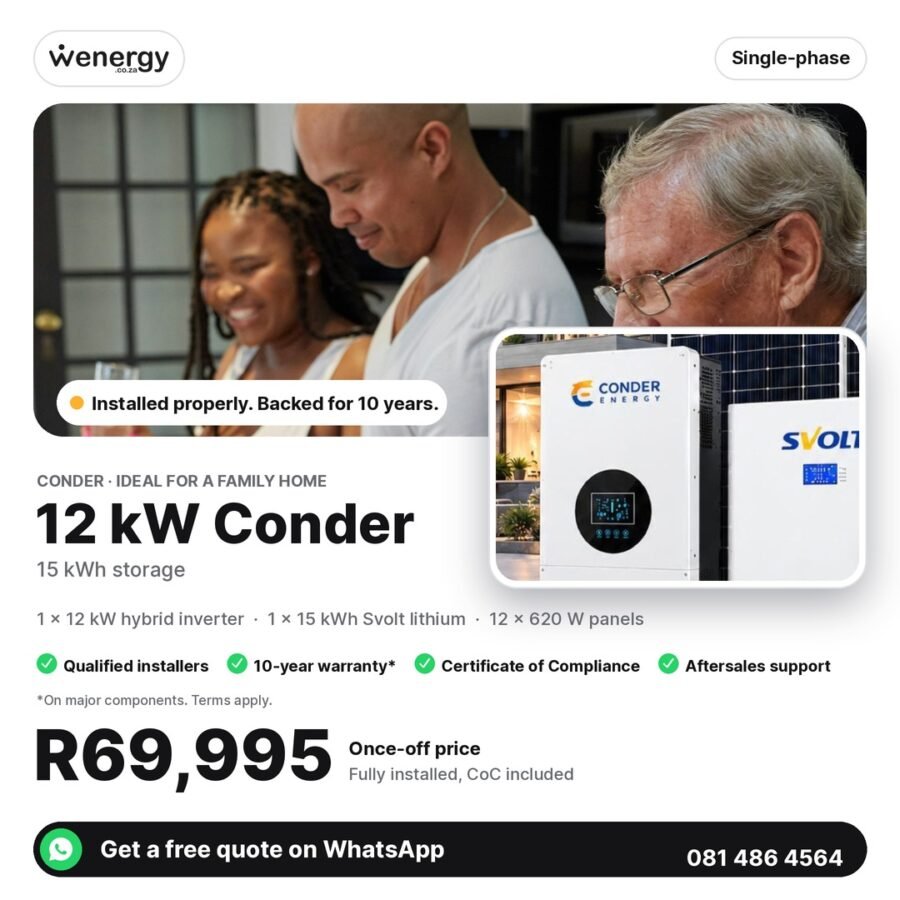 12kW Conder Off-Grid System — 15kWh