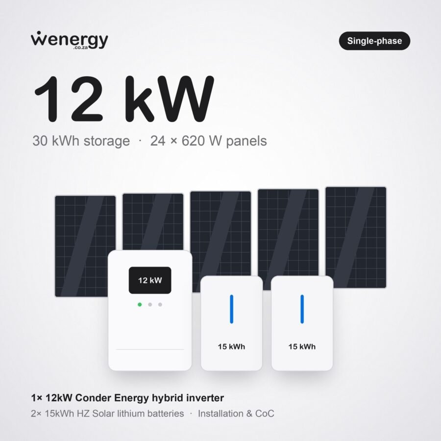 12kW Conder Energy System — 30kWh
